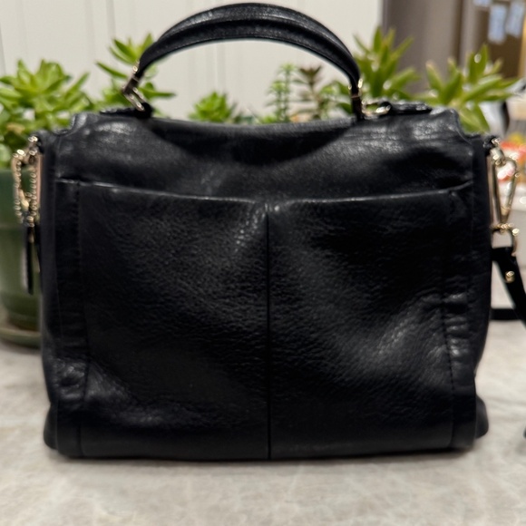 Coach Madison Small Sadie Flap Satchel Black - Picture 7 of 16